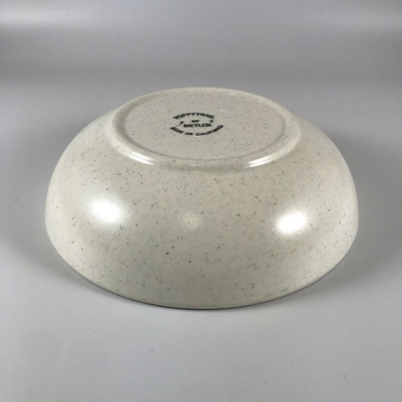 Metlox Pottery Poppy Trail California Tempo White Soup Cereal Bowl 1960s MCM VTG - Picture 5 of 6